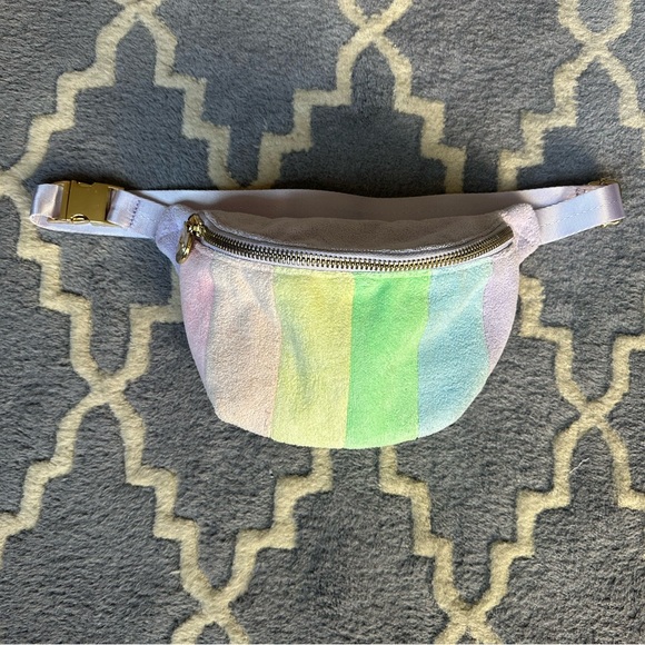Stoney Clover Terry Pastel Striped Fanny Pack - Picture 3 of 5